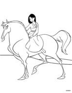 Mulan Coloring Pages