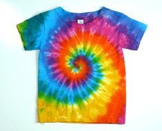 Rainbow Tie Dye T Shirts drawing