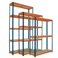 Metal Wood Shelving Unit With Shelves