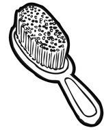 Hair Brush And Comb Clip Art N9