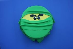 ninja head cake