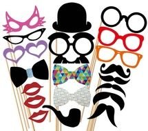 Photo Booth Props On A Stick
