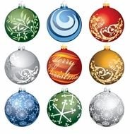 Christmas Ornament Vector N2