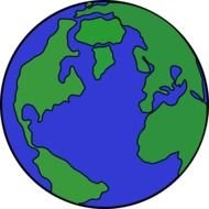 World Map Clip Art Cartoon