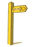 Clipart of Wooden Sign