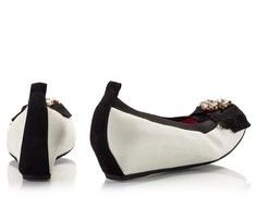 black and white women shoes