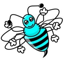Cartoon Bee Clip Art N60