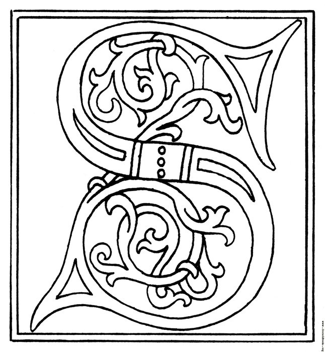 S Alphabet Letters Clip Art N4