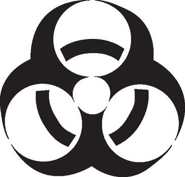 Biohazard Symbol Clip Art N17