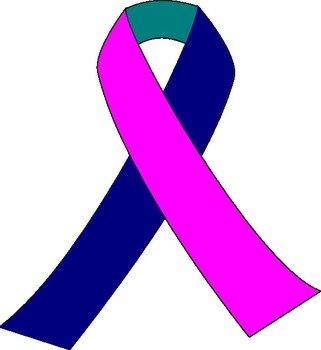 Black Cancer Ribbon Clip Art N8
