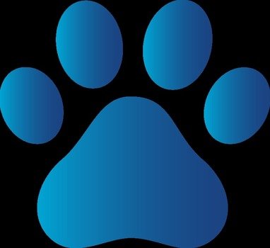 Dog Paw Print Logo