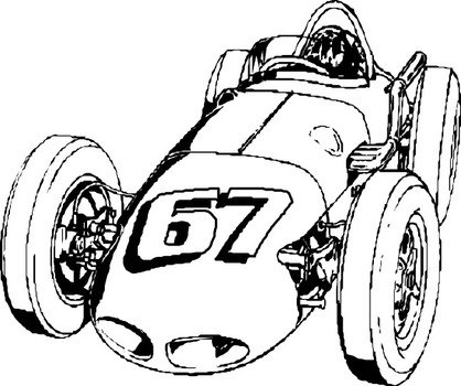 Race Car Coloring Pages N8