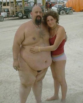 Fat Man Skinny Woman N2