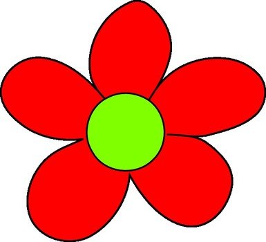 Groovy Flower Clip Art N14