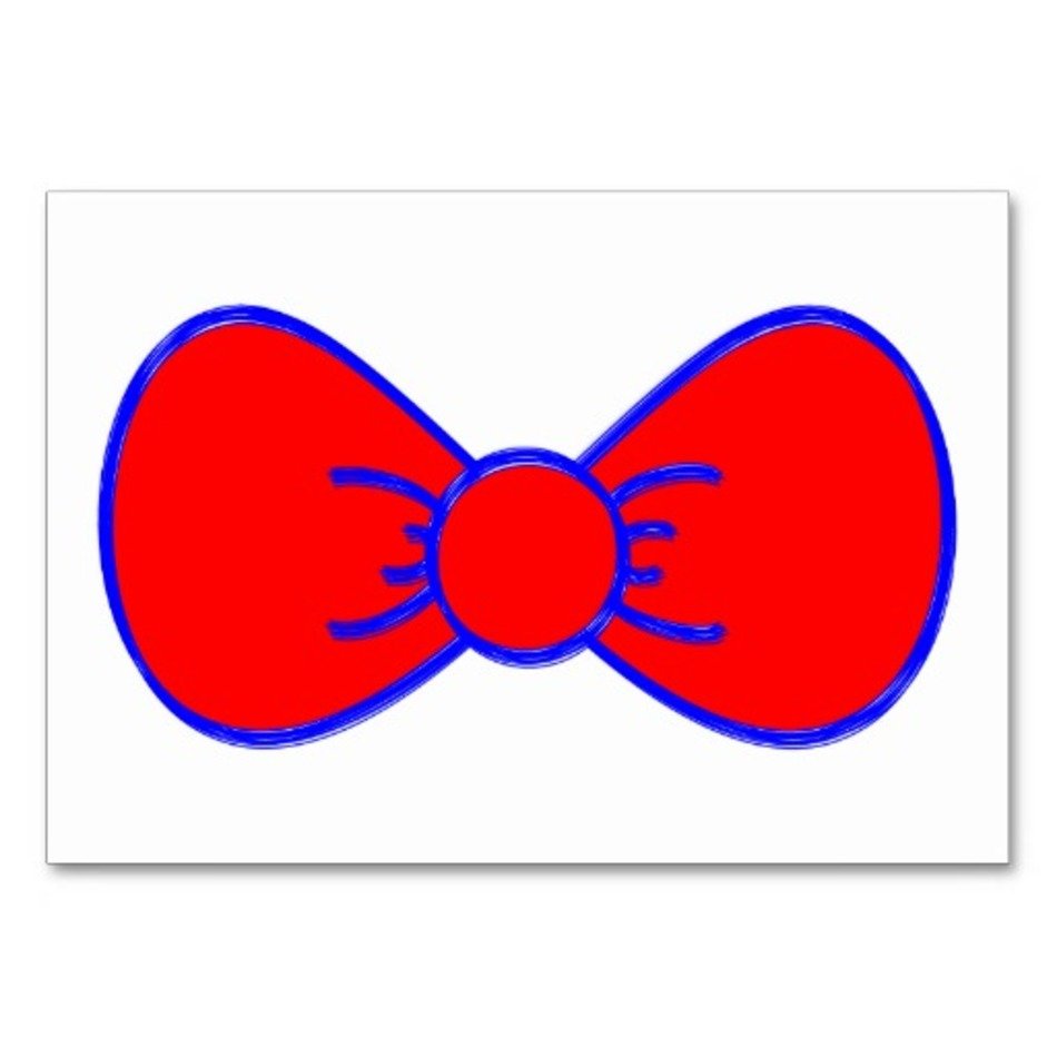 Blue Cartoon Bows