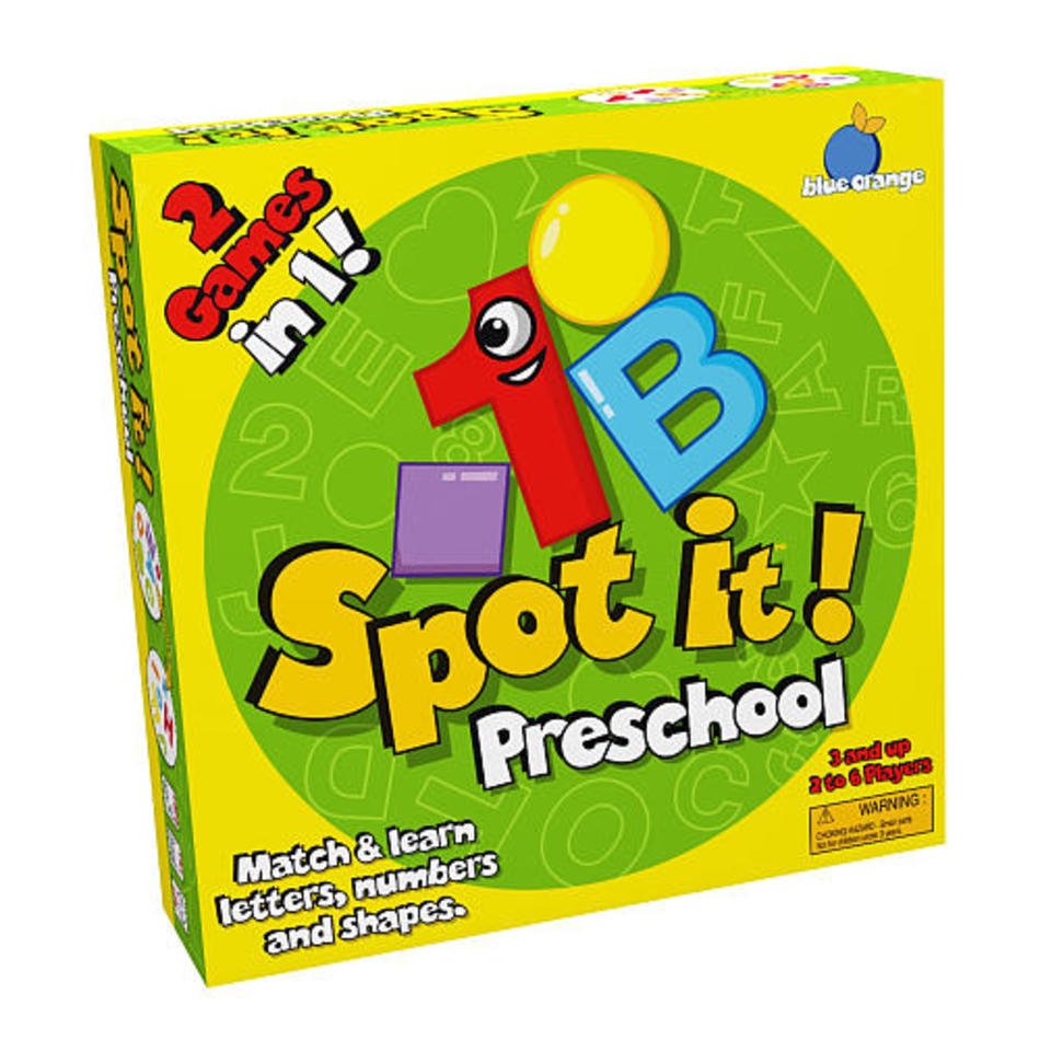 Spot It Preschool Blue Orange Strategy amp Skill FAO Schwarz reg