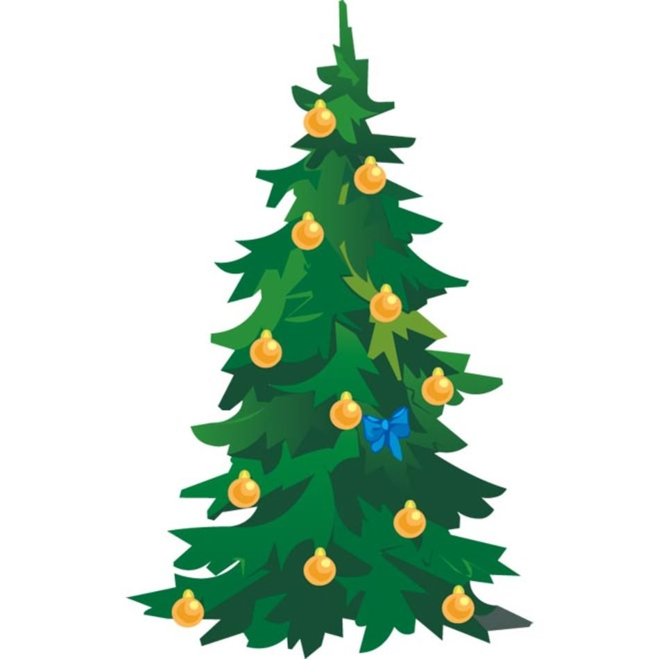 Christmas Tree Clip Art N300