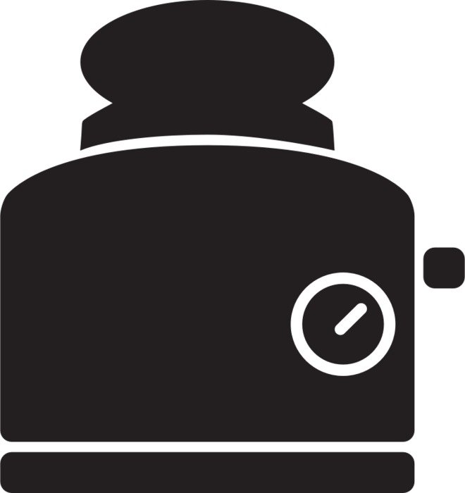 Toaster as a illustration