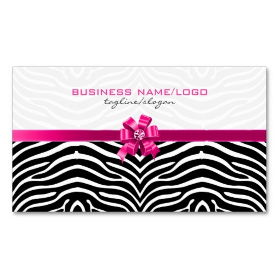 Pink Black And White Zebra Stripes