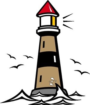 Cartoon Lighthouse Clip Art N6