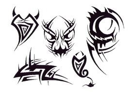 design black and white patterns for tattoos