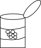 Tin Can Clip Art N5
