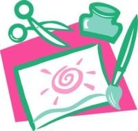 Scissors And Glue Clip Art N5