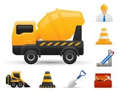 clipart with construction equipment