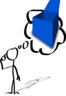 Man Thinking Clip Art drawing