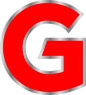Letter G Monogram Clip Art