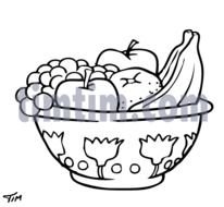 Fruit Bowl Drawing N2