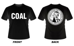 Coal Mining Shirt drawing