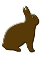 Clip art of brown Rabbit