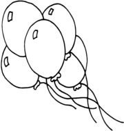 Balloon Coloring Pages N2