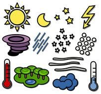 Weather Chart Symbols Clip Art N3