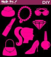 Glamour Clip Art N3