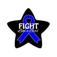 Blue Star Colon Cancer Ribbon