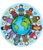 Different people around The World clipart