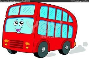 Red Bus Cartoon