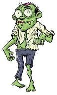 Zombie Girl Cartoon drawing
