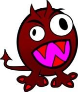 Funny Monster Clip Art N22