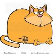 Fat Cat Clip Art N26