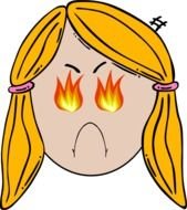 Angry Old Lady Clip Art N4