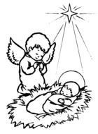 Baby Jesus Coloring Pages N5