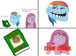 Funny MLP Faces drawing