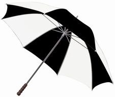 Black And White Golf Umbrella drawing