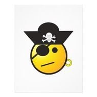 Smiley Face Pirate Personalized Letterhead From Zazzle