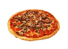 Sausage And Pepperoni Pizza Cheese drawing