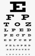 Eye Exam Chart drawing