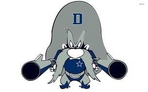 Cartoon Dallas Cowboy clipart